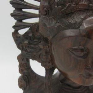 Rijk gesneden palissander beeld van danseres - Bali