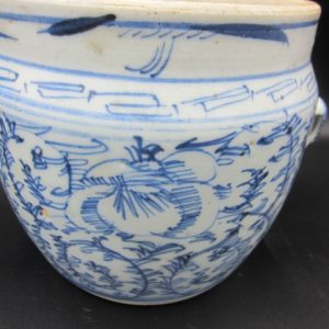 Porseleinen pot met bloemenrank - China - 19e eeuw